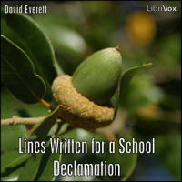 Lines Written for a School Declamation - Read by RN