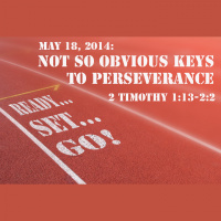 READY! SET! GO!: Not So Obvious Keys to Perseverance