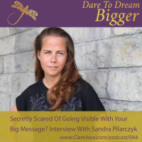 Secretly Scared Of Going Visible With Your Big Message? Interview With Sandra Pilarczyk [DTDB044]