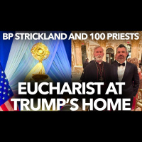 1187: EUCHARIST at TRUMP’S HOME: Bishop Strickland joins 100 Priests at Mar a Lago – I was there!