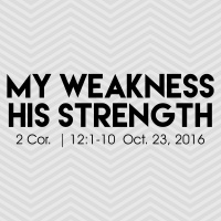 My Weakness His Strength