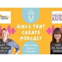 Dr. Nicole Bedera with Erin Prather Stafford on Girls That Create on Word of Mom