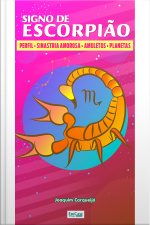 Minibook Signo de Escorpião: perfil, sinastria amorosa, amuletos, planetas