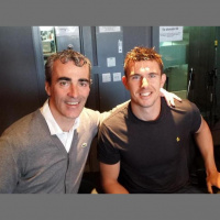 Jim McGuinness and Colm Begley 