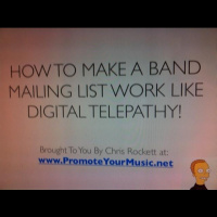 How To Make A Band Mailing List Work Like Digital Telepathy - Music Marketing Secrets Podcast #12