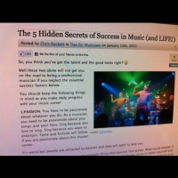 5 Secrets of Success in the Music Business