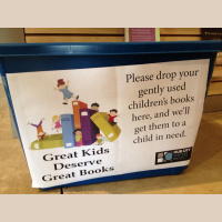 Great Kids Deserve Great Books - drop off books in April!
