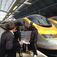Nicolas Petrovic explains @Eurostar @sogreatbritain sponsorship.