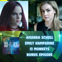Amanda Schull And Emily Hampshire Of 12 Monkeys