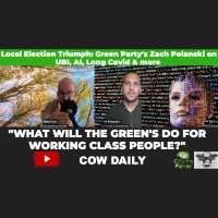 Green Surge  Beyond: Deputy Leader Zack Polanski on Local Election Wins, UBI, AI, Long COVID, and working class representation - Cow Daily Podcast