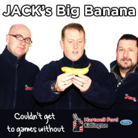 Jacks Big Banana - Dagenham  Redbridge V Oxford United 13.04.13