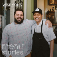 Evan Bloom and chef Eduardo Hernández, Wise Sons