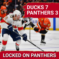 EMBARRASSED IN ANAHEIM: Panthers played to the Ducks style and special teams struggles continued