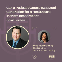 Can a Podcast Create B2B Lead Generation for a Healthcare Market Researcher?