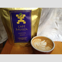 Blonde Coffee Moment