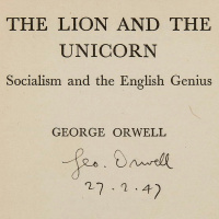 The Lion and the Unicorn by George Orwell