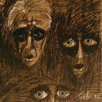 Titus Groan, Gormenghast and Titus Alone by Mervyn Peake