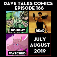 DTC 168 - What I Bought, Read, Watched - Jul, Aug 2019