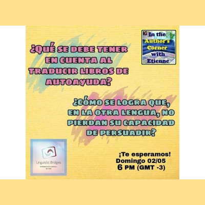 In The Authors Corner With Etienne