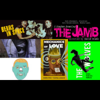 Caught, The Jamb, The Wolves, Mechanics of Love, Aubergine, Bears in Space