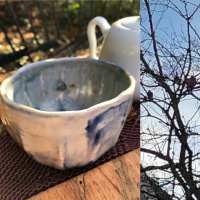 Winter birds: tea meditation