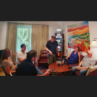 Podcastgipfel in Baden mit Silvia und Lois Lammerhuber