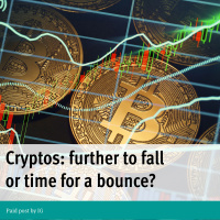 Paid post: Cryptos: further to fall or time for a bounce?