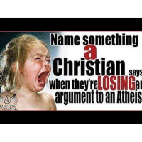 When Christians Are Losing The Argument