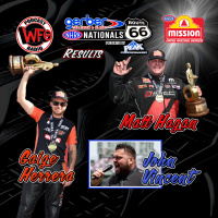 Matt Hagan, Gaige Herrera, and John Vincent join Joe Castello on WFO Radio