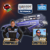 Jim Campbell gets ready for the Menards NHRA Kansas Nationals 8/10/2022