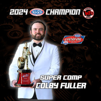Colby Fuller - 2024 NHRA Lucas Oil Series Super Comp World Champion