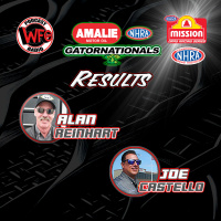 Amalie Oil NHRA Gatornationals results featuring Gaige Herrera Alan Reinhart and Joe Castello