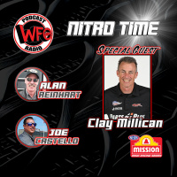 Clay Millican joins NHRAs Alan Reinhart and WFO Joe Castello