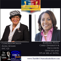 Congresswoman Alma Adams and Barbara Whye, Chief Diversity  Inclusion Officer and VP of HR at Intel