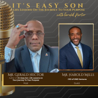 Gerald Hector welcomes Harold Mills to Its Easy Son