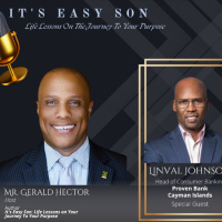 Gerald welcomes Linval Johnson to Its Easy Son