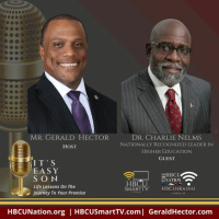 Gerald Hector welcomes Dr. Charlie Nelms to ITS EASY SON