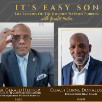 Gerald Hector welcomes Coach Lorne Donaldson to #ITSEASYSON