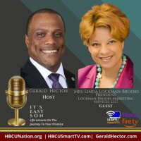 Gerald Hector welcome Mrs. Linda Lockman-Brooks to Its Easy Son