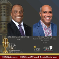 Gerald Hector welcomes Andre Virtue to Its Easy Son