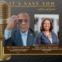 Mr. Gerald Hector welcomes Mrs. Janet Williams to #ItsEasySon