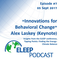 Innovations for Behavioral Change Alex Laskey - Insights from the ELEEP Tipping Points Conference