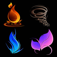 Invoking the 4 Elements in Khom Sanskrit