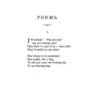 The Importance of Being Nobody