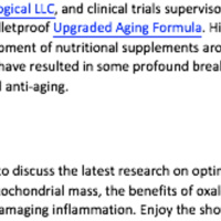 Alan Cash: Upgraded Aging  Living Longer with Oxaloacetate – #183