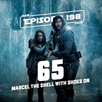 #198: 65, Marcel the shell with shoes on