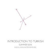 Introduction to Turkish, Track 43 - Language Transfer, The Thinking Method