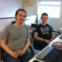 Jack and Jack describe their GameJam idea @jackweirdy @secretimbecile