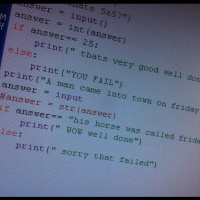 Debugging a python quiz with a pupil