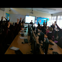 Year 7 (11yr olds) plan a programming lesson then teach their class. Changing the Game